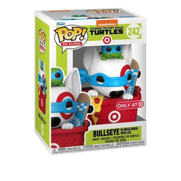 Funko Other - Funko POP! Ad Icons 242 Target Bullseye in Ninja Mask Leonardo NEW!